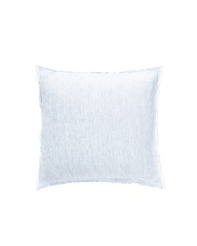  Sky Blue & White Stripe Linen Pillow - 3 Sizes Available