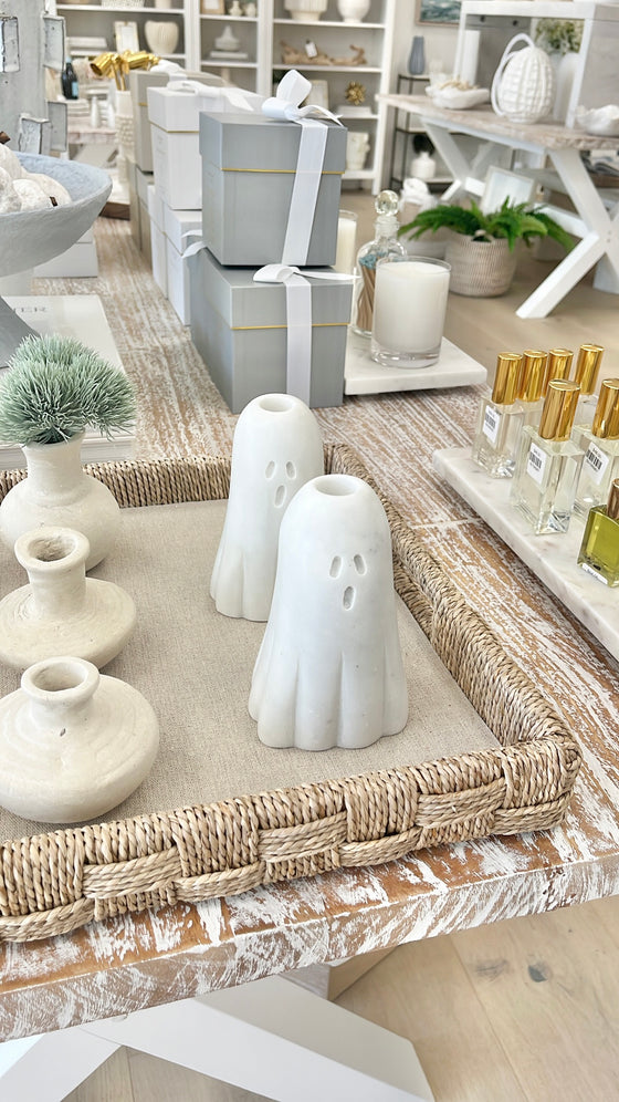 Ghost Taper Candle Holder