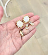 Fiona Double Bezel Stud