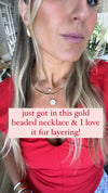 Gold Beaded Necklace