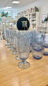 Blue Acrylic Cups - Set of 4