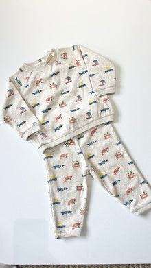  Terry Print Sweatshirt