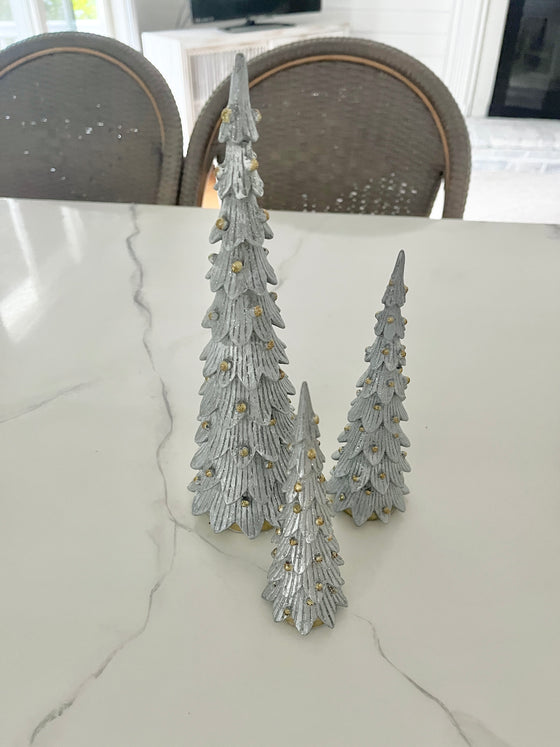 Gray Whimsy Trees - 3 Sizes Available