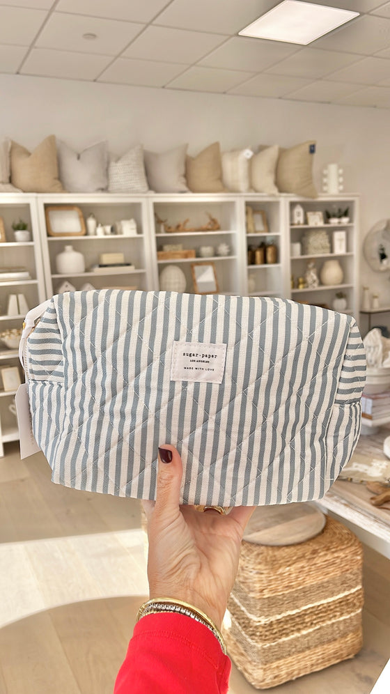 Stripe Cosmetic Bag