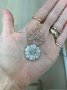  Gemstone Flower Charm