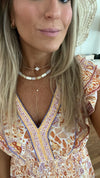 Neutral Beaded Necklace