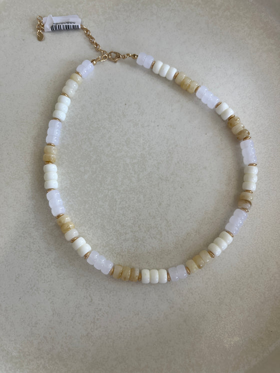 Neutral Beaded Necklace