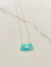 Scarlette Necklace - Amazonite/Topaz