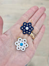 Flower Enamel Charm - 2 Colors Available