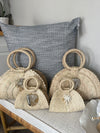 Palm Straw Purse - 2 Sizes Available