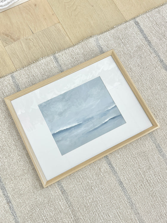 A Blue Sea - Framed Artwork