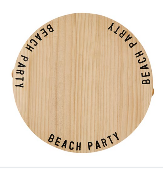 Rattan Picnic/Beach Cooler + Table