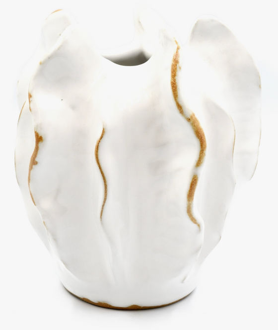 Aimee Organic Ruffle Vase - 3 Sizes Available