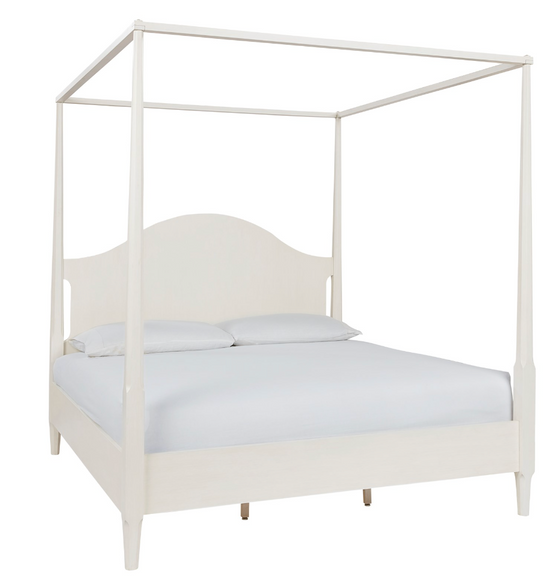 Essex White Wash Canopy Bed