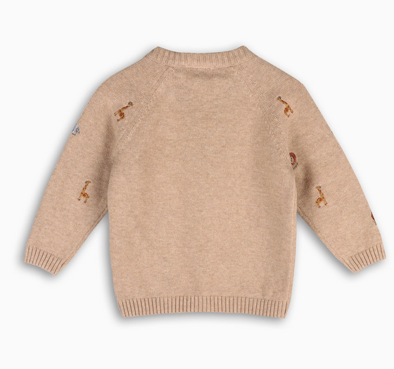 Safari Embroidered Sweater