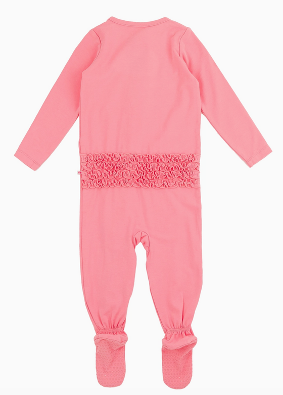 Pink Ruffle Footed Pajamas