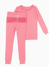 Pink Ruffle Long Sleeve Pajama Set