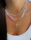 Multi-Stone Gemstone Necklace - Pastel