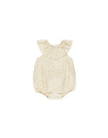  Eyelet Romper - Ivory