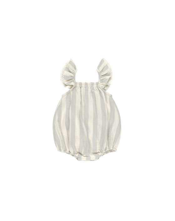 Striped Ruffle Romper