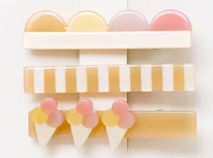 Hair Barrettes - Set of 3