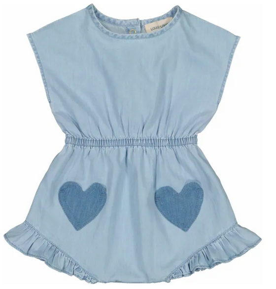 Heart Jean Romper