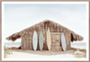 Palm Hut Framed Artwork