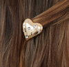 Rhinestone Heart Hair Clip