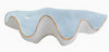 Light Blue Shell Bowl - 2 Sizes Available