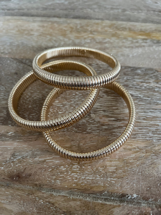 Gold Slinky Bracelets