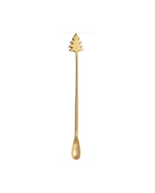  Brass Christmas Tree Cocktail Spoon