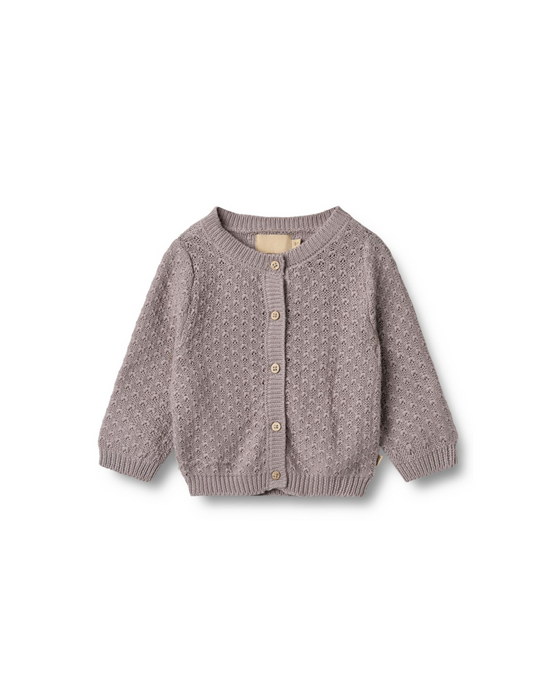 Dusty Purple Cardigan