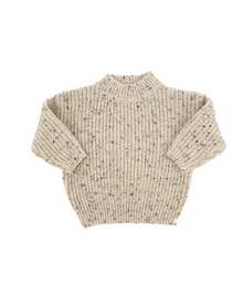  Chunky Sweater - Speckled Tan