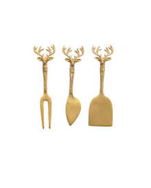  Reindeer Cheese Knife Set