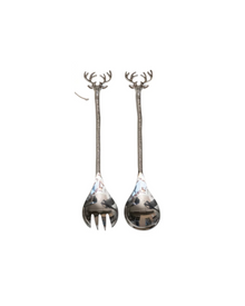  Reindeer Salad Server Set