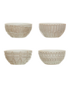 Pattern Stoneware Bowl - 4 Styles Available