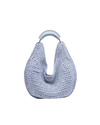 Jillian Raffia Hobo - Sky Blue