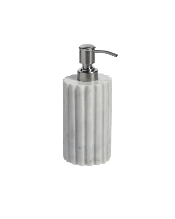 Marble Fluted Soap Pump