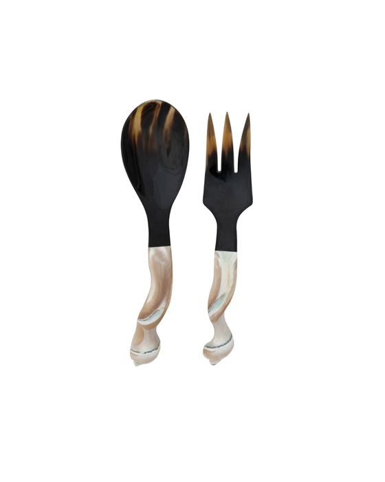 Shell Salad Servers – Thacher & Spring