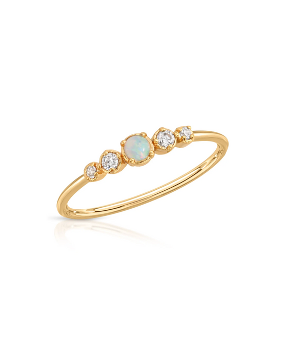 Dainty Opal Ring