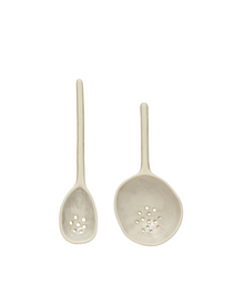 Stoneware Strainer Spoon - 2 Sizes Available