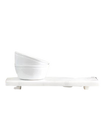  Marble Footed Tray