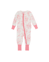 Pink Garden Toile Onesie