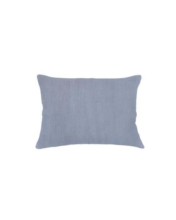 Coastal Blue Linen Pillow 14x20