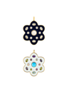 Flower Enamel Charm - 2 Colors Available