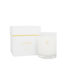  Crisp White Linen Boxed Candle