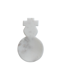  Marble Snowman Spoon Rest