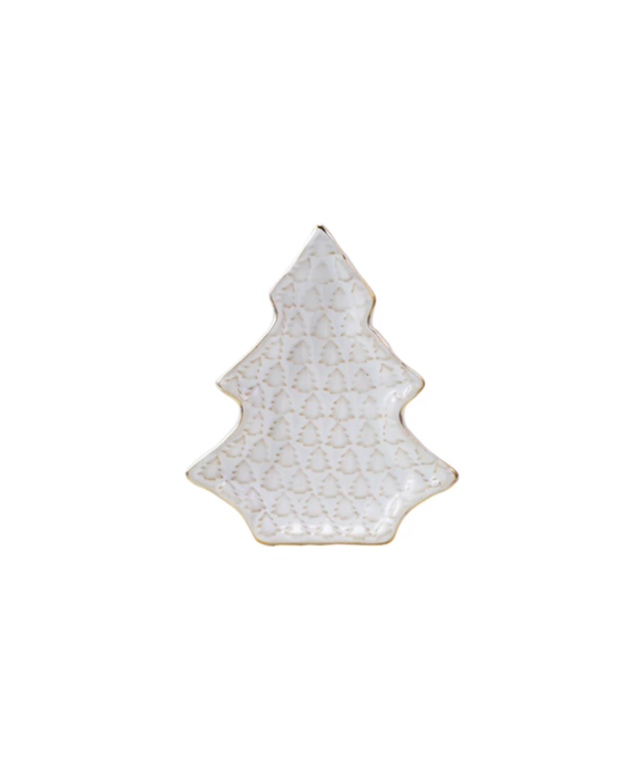 Gold Tree Pattern Plate