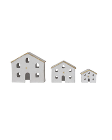  Paper Mache Houses - 3 Sizes Available