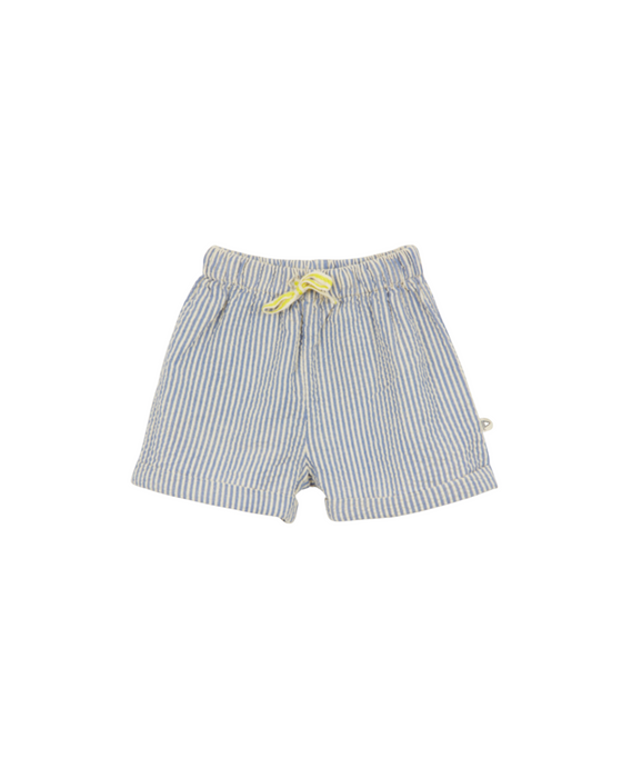 Seersucker Shorts - Blue